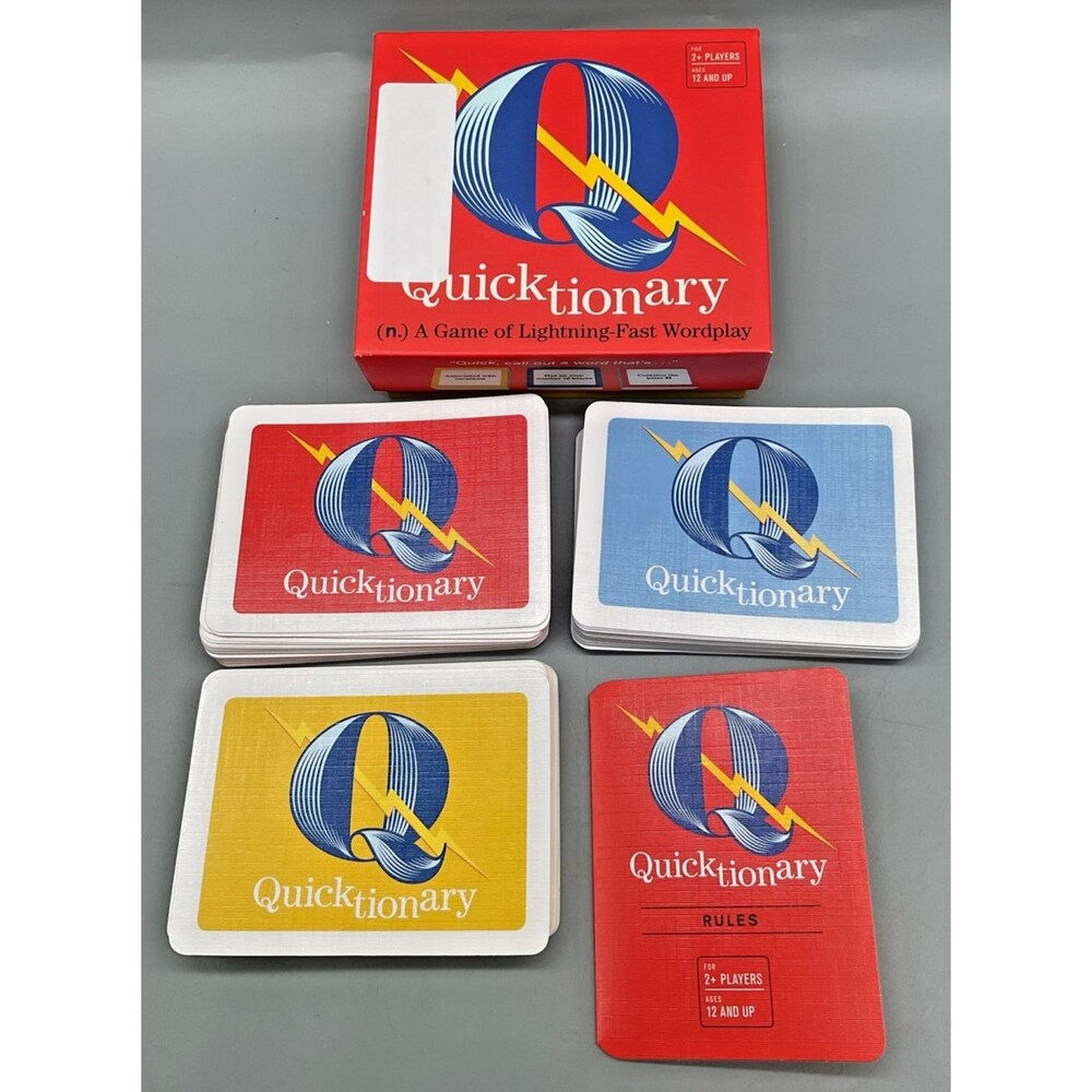 Quicktionary: A Game of Lightning-Fast Wordplay (Homeschool) (Family-time)